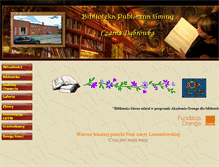 Tablet Screenshot of biblioteka.czarnadabrowka.pl